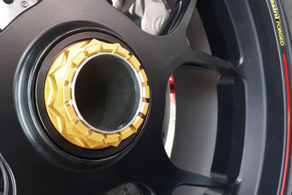 Hinterrad Konus, alumnium, Ducati 6-Loch