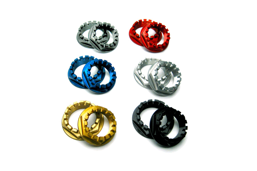 Hinterradmutter Satz SW46/41 Ducati 748-998 / Monster 796 / 1100 S2R-S4R / Hypermotard / Hyperstrada / Multistrada / 939 / 950