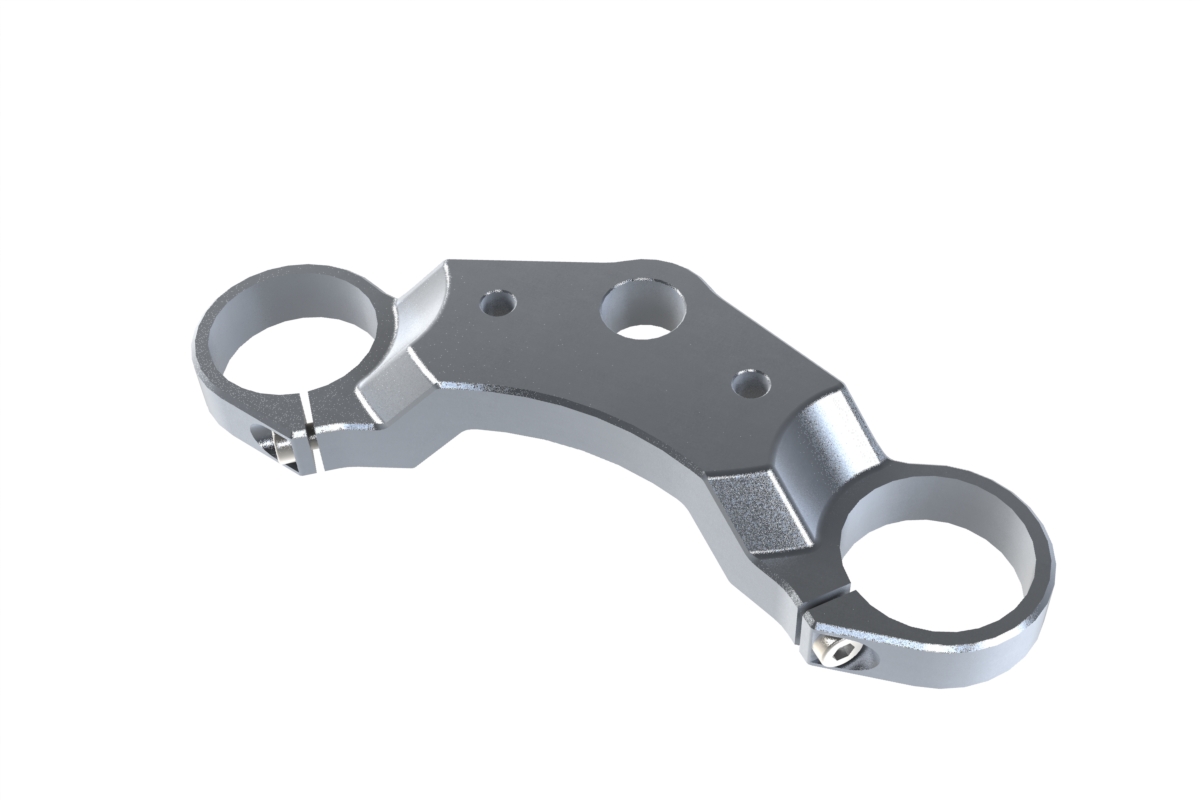 obere Gabelbrücke 30mm mit 10mm Kröpfung, für Hoch/Stummellenker, universal obere Gabelbrücke 30mm mit 10mm Kröpfung, für Hoch/Stummellenker, universal