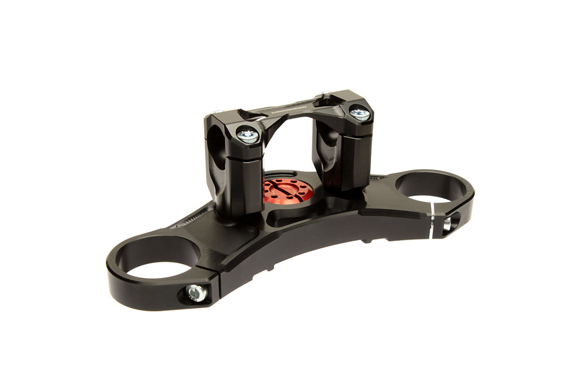 Gabelbrücke Ducati Monster 696 - 796 - 1100 für Rohrlenker